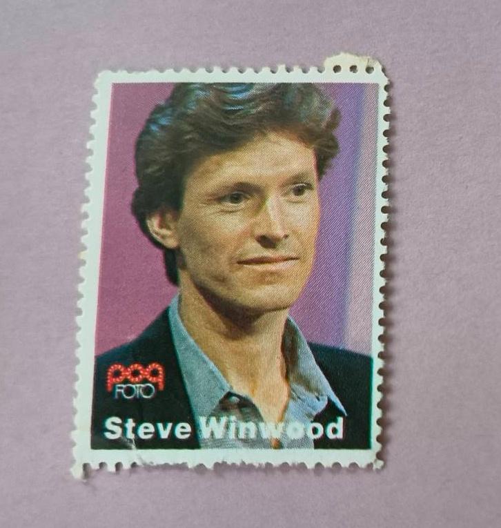 Popfoto zegel Steve Winwood, Ophalen of Verzenden, Nieuw, Foto of Kaart