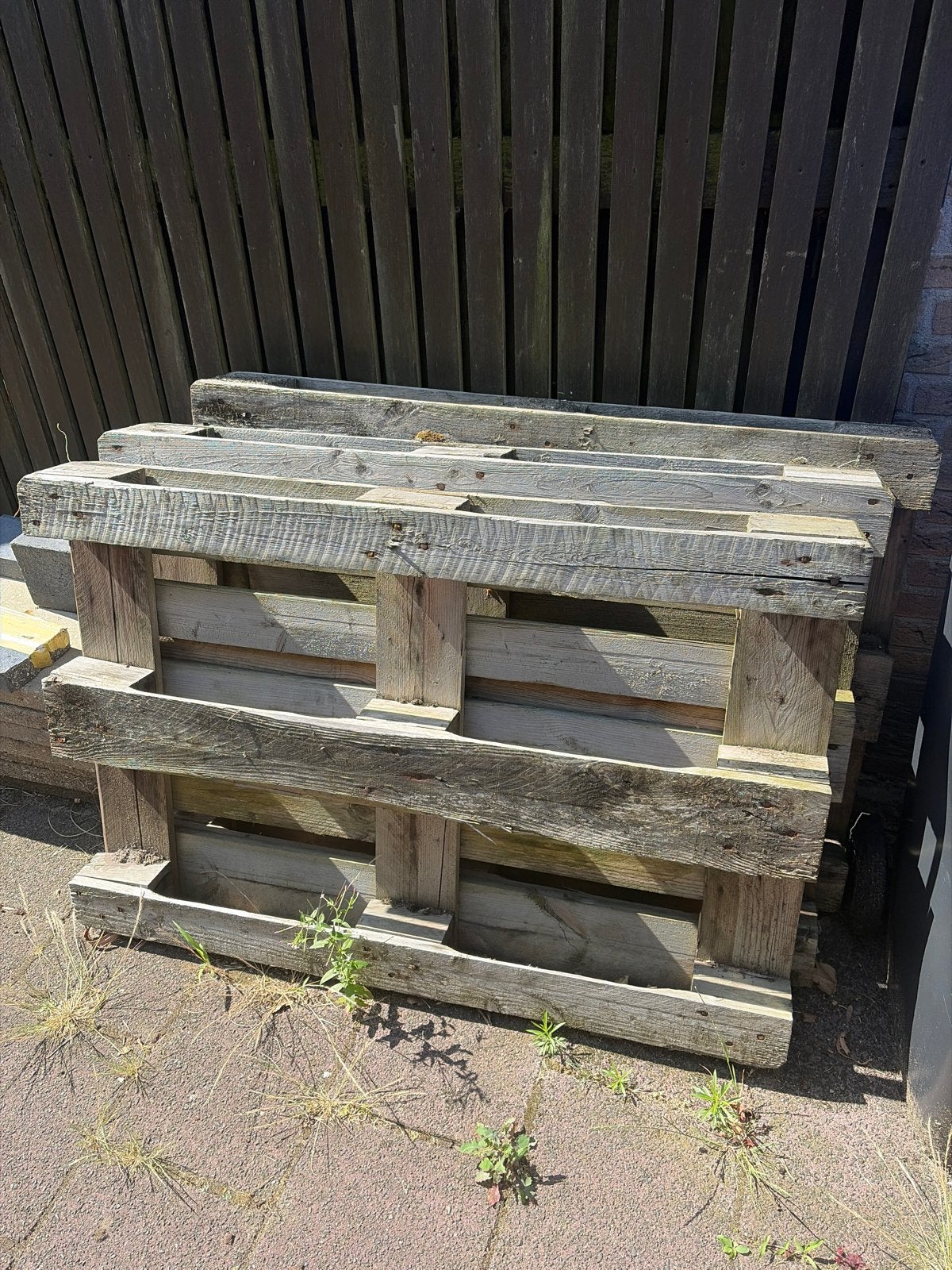 3 gratis pallets af te halen, Verzenden, Gebruikt