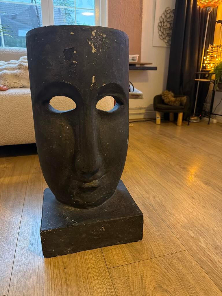 Decoratief Beeld - Abstract Gezicht, Huis en Inrichting, Woonaccessoires | Boeddhabeelden, Ophalen of Verzenden, Zo goed als nieuw