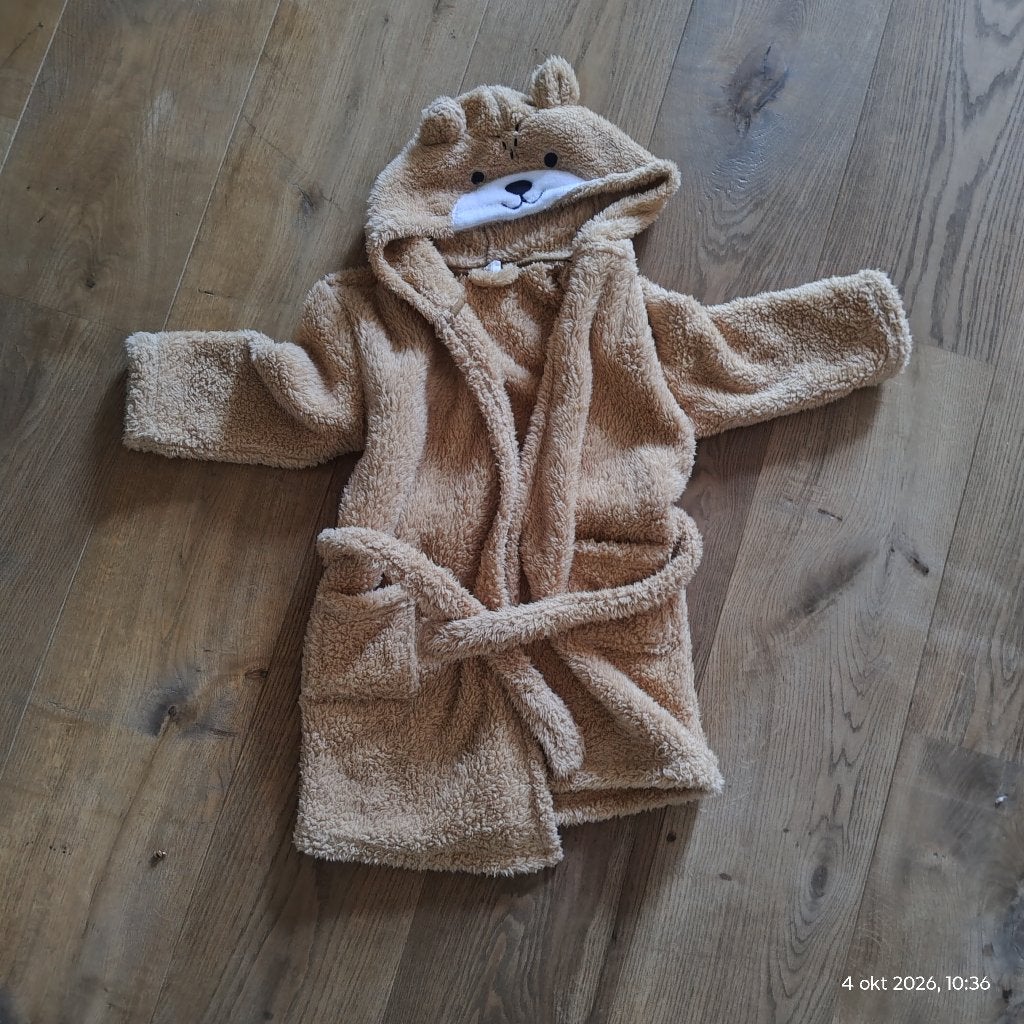Ochtendjas Hema maat 116/122, Nacht- of Onderkleding, Jongen of Meisje, Ophalen of Verzenden, Zo goed als nieuw