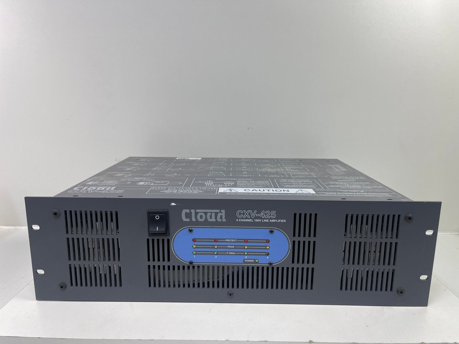 CLOUD Eindversterker CXV-425 4x250Watt 100volt Norm€1675,00, Audio, Tv en Foto, Professionele Audio-, Tv- en Video-apparatuur