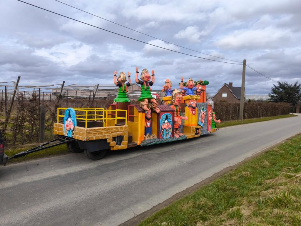 Carnavalswagen te huur - Uniek thema!, Ophalen, Gebruikt