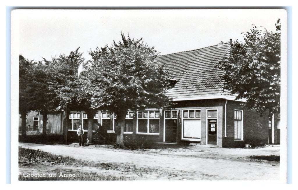 Anloo, Groeten uit Anloo, Ophalen of Verzenden, 1940 tot 1960, Ongelopen, Drenthe