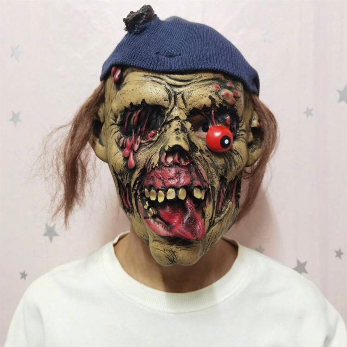 Zeer gaaf Halloween masker ‘Zombie’, Ophalen of Verzenden, Nieuw, Feestartikel, Halloween of Griezel