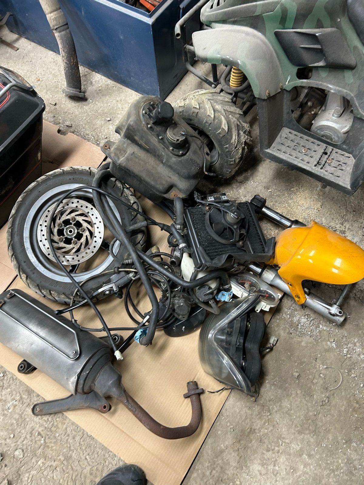 Aprilia Leonardo 125cc Scooter Onderdelen: Radiator, Wiel, U, Ophalen of Verzenden, Gebruikt