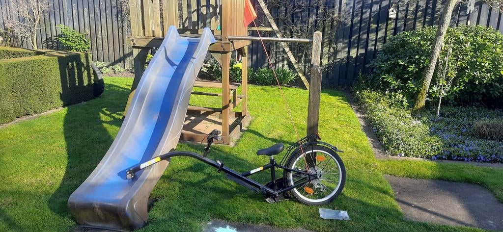 Bike2Go Aanhangfiets voor kinderen - Zwart, Fietsen en Brommers, Fietsaccessoires | Aanhangers en Karren, Ophalen