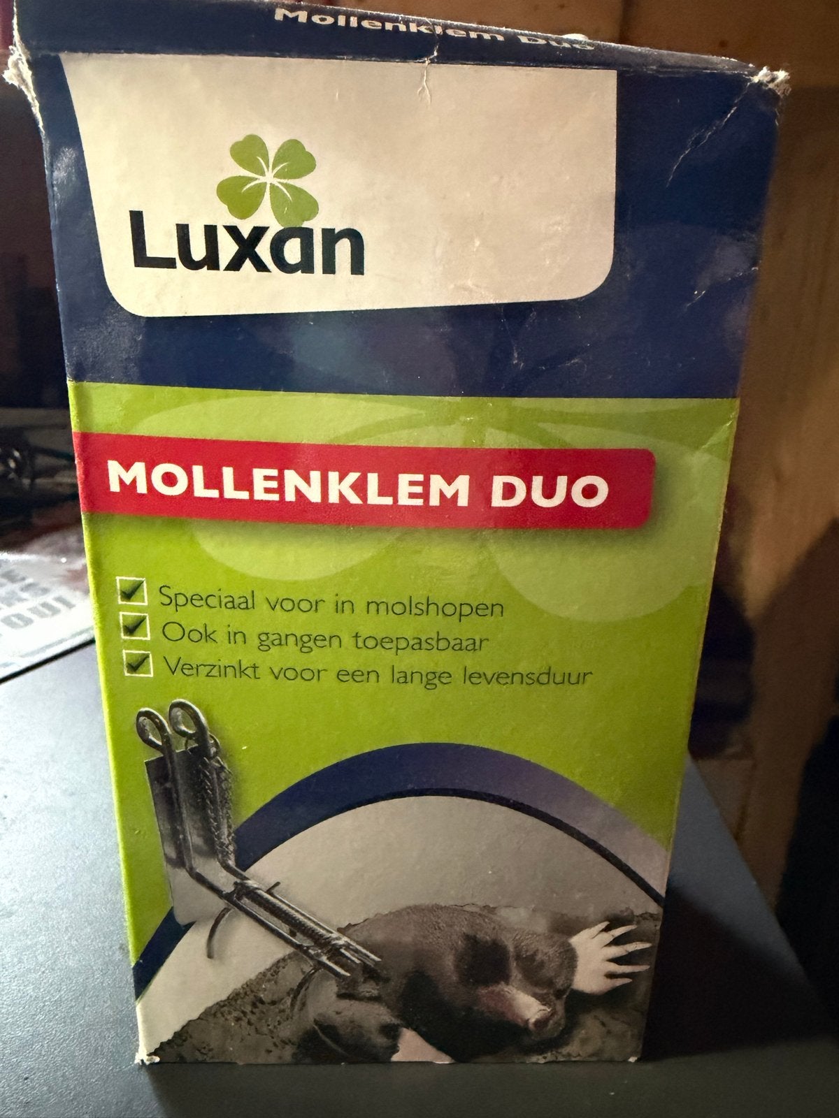 Luxan Mollenklem Duo - Effectieve mollenbestrijding, Ophalen of Verzenden, Nieuw, Ongediertebestrijding