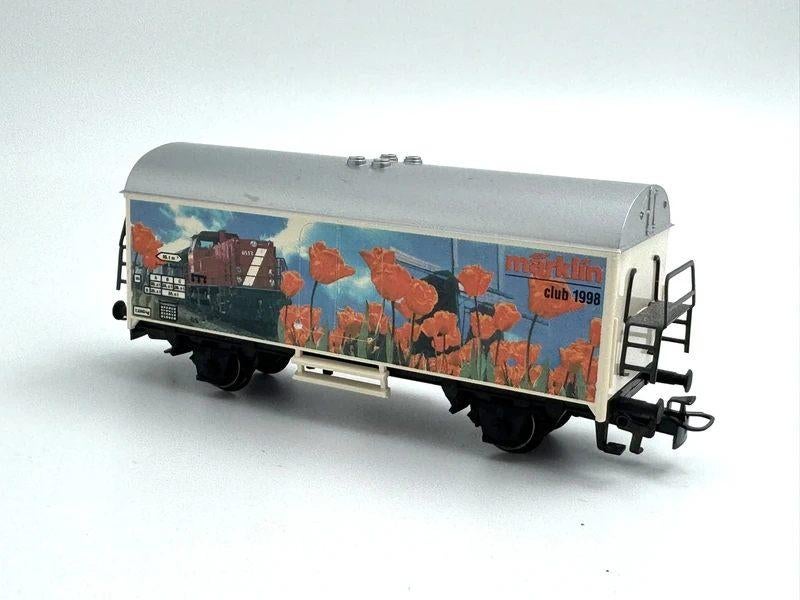 Märklin 4415 Märklin club jaar 1998 Reclame met Tulpen, Hobby en Vrije tijd, Modeltreinen | H0, Gelijkstroom of Wisselstroom, Wagon