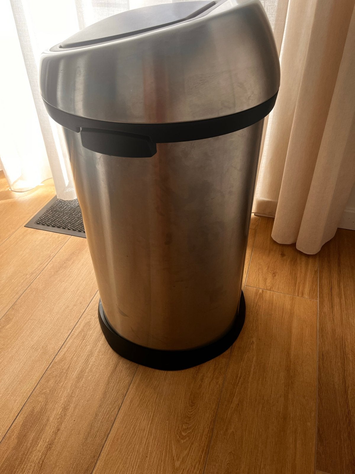 Brabantia prullenbak, 40 liter of meer, Ophalen, Gebruikt, Rvs