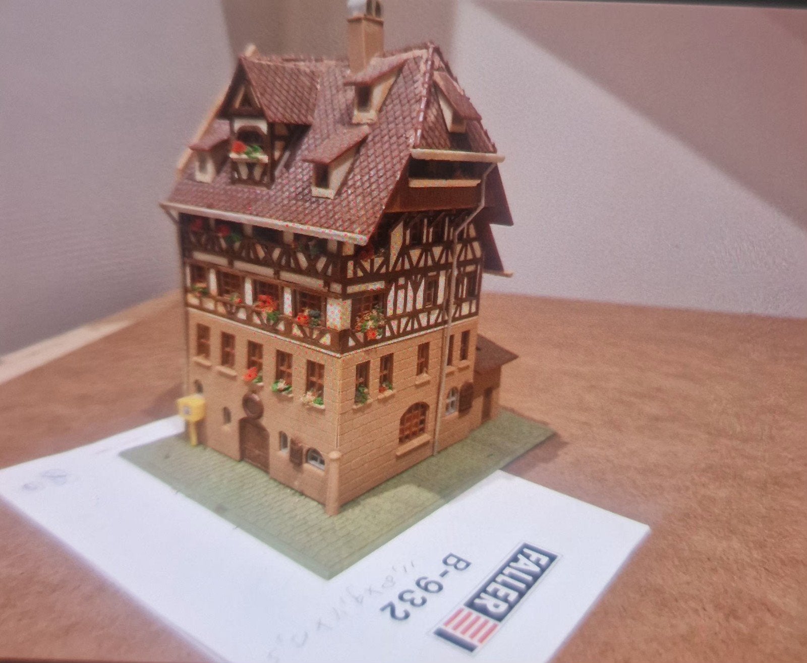 FALLER HO B- 932 " DURRER" HUIS, Ophalen of Verzenden, Gelijkstroom of Wisselstroom, Brug, Tunnel of Gebouw, Overige merken