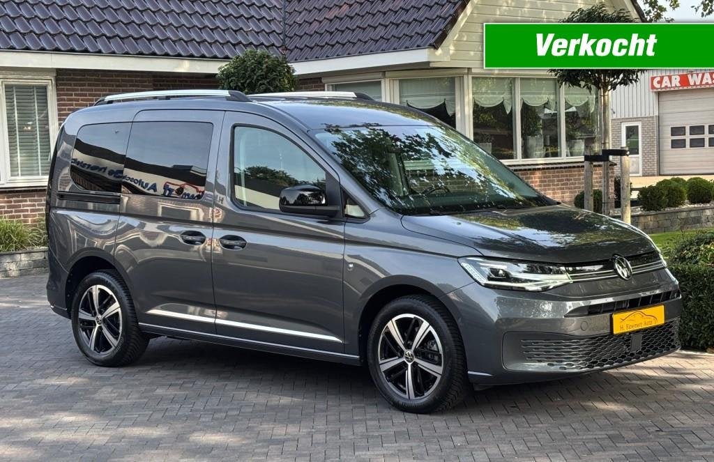 Volkswagen CADDY 1.5 TSI 115pk DSG STYLE , ACC, Camera, Led,, Automaat, Met garantie (alle), Bedrijf, Verwarmde buitenspiegels