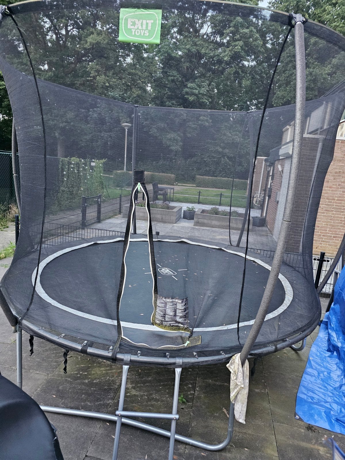 Exit Toys Trampoline met Veiligheidsnet, Ophalen, Gebruikt