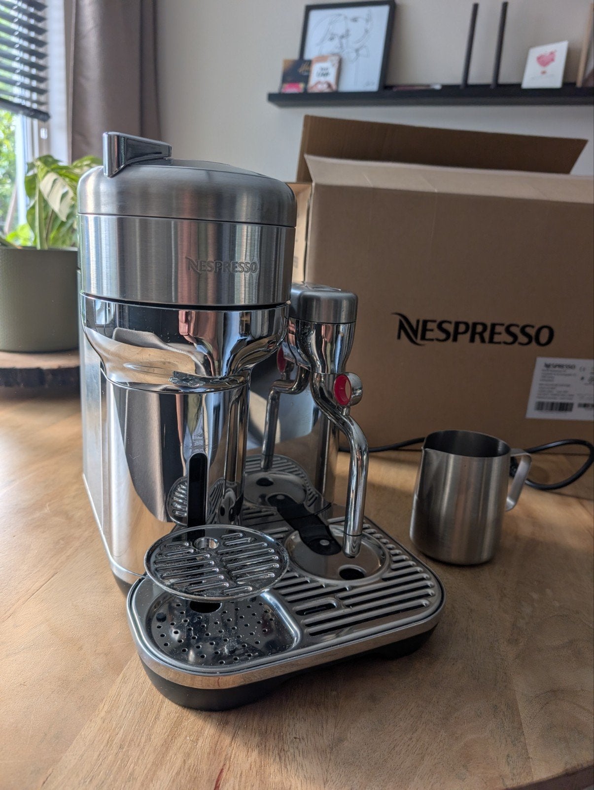 Nespresso Vertuo Creatista, Stoompijpje, Koffiepads en cups, Gebruikt, Espresso apparaat