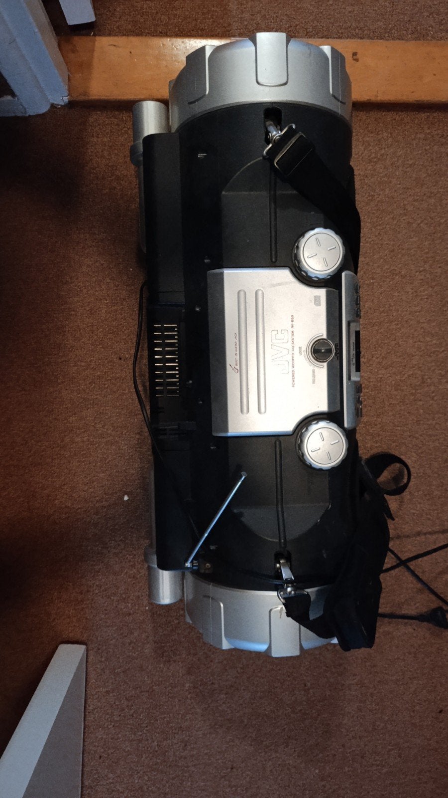 JVC Boomblaster RV-NB100B Draagbare CD/Radio/iPod-speler, Ophalen, Gebruikt, Cd-speler, JVC