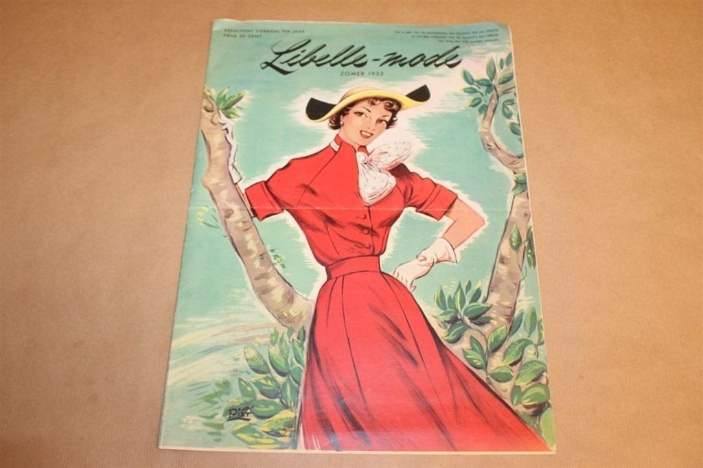 Zeldzaam magazine - Libelle Mode - Zomer 1952 !!, Ophalen of Verzenden, Zo goed als nieuw, Mode algemeen