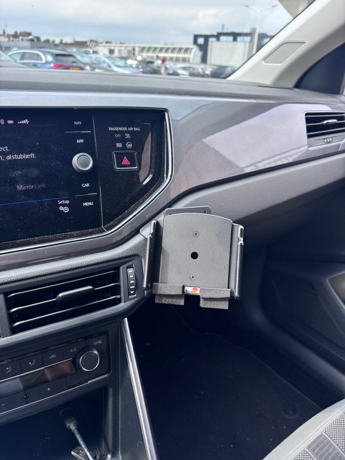 Brodit proclip telefoonhouder VW Polo 2017-2025, Ophalen of Verzenden, Nieuw, Auto