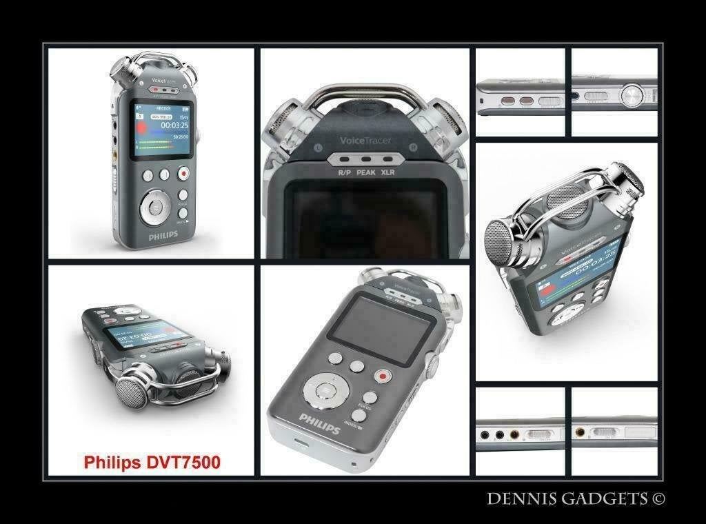 Dennis Gadgets : Philips DVT7500 VoiceTracer audiorecorder