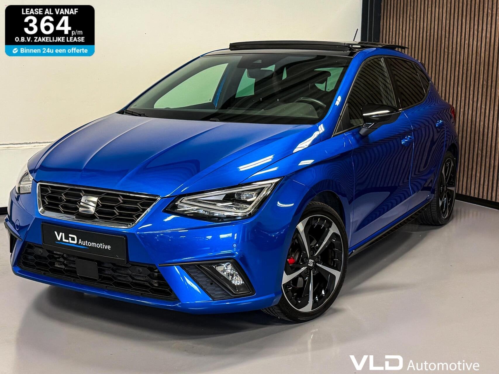 Seat Ibiza 1.0 TSI FR LED PANO BEATS CAM CARPLAY ALCANTARA, Auto's, Seat, Gebruikt, Blauw, Ibiza, 3 cilinders