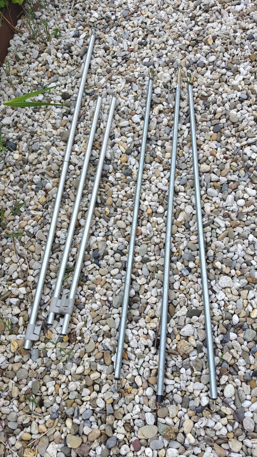 Schuif luifel stokkenset, Caravans en Kamperen, Tentaccessoires, Ophalen of Verzenden, Gebruikt