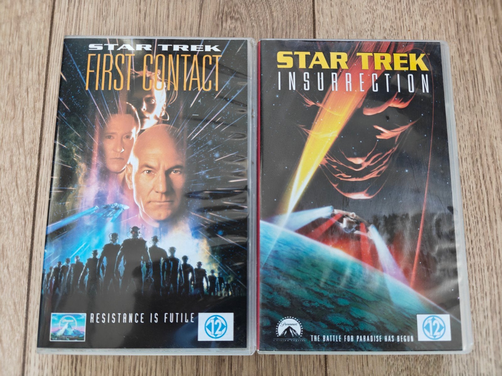 Star Trek VHS twee stuks videoband, Cd's en Dvd's, Nederlands ondertiteld, Science Fiction en Fantasy, Ophalen of Verzenden, Vanaf 12 jaar