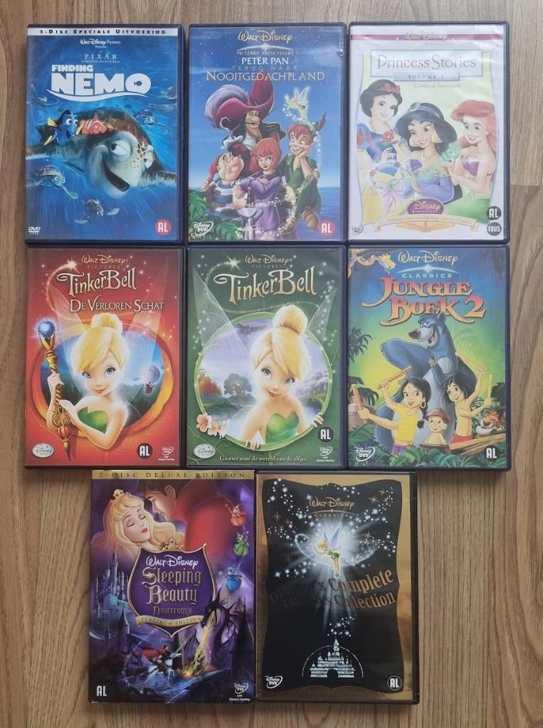 Partij Walt Disney DVD's 16 stuks:, Avontuur, Alle leeftijden, Ophalen of Verzenden, Zo goed als nieuw