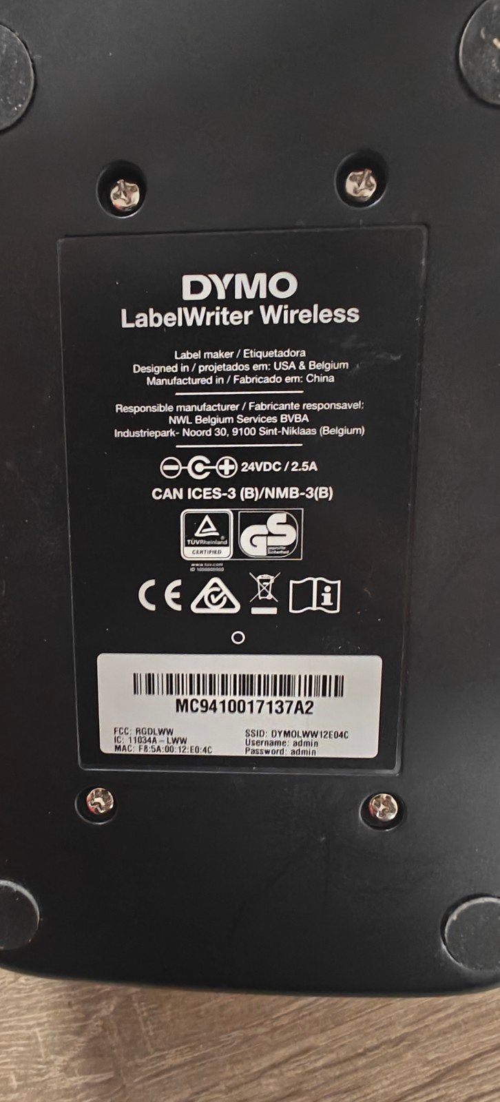 DYMO LabelWriter Wireless labelprinter met labels, Computers en Software, Labelprinters, Ophalen of Verzenden, Zo goed als nieuw