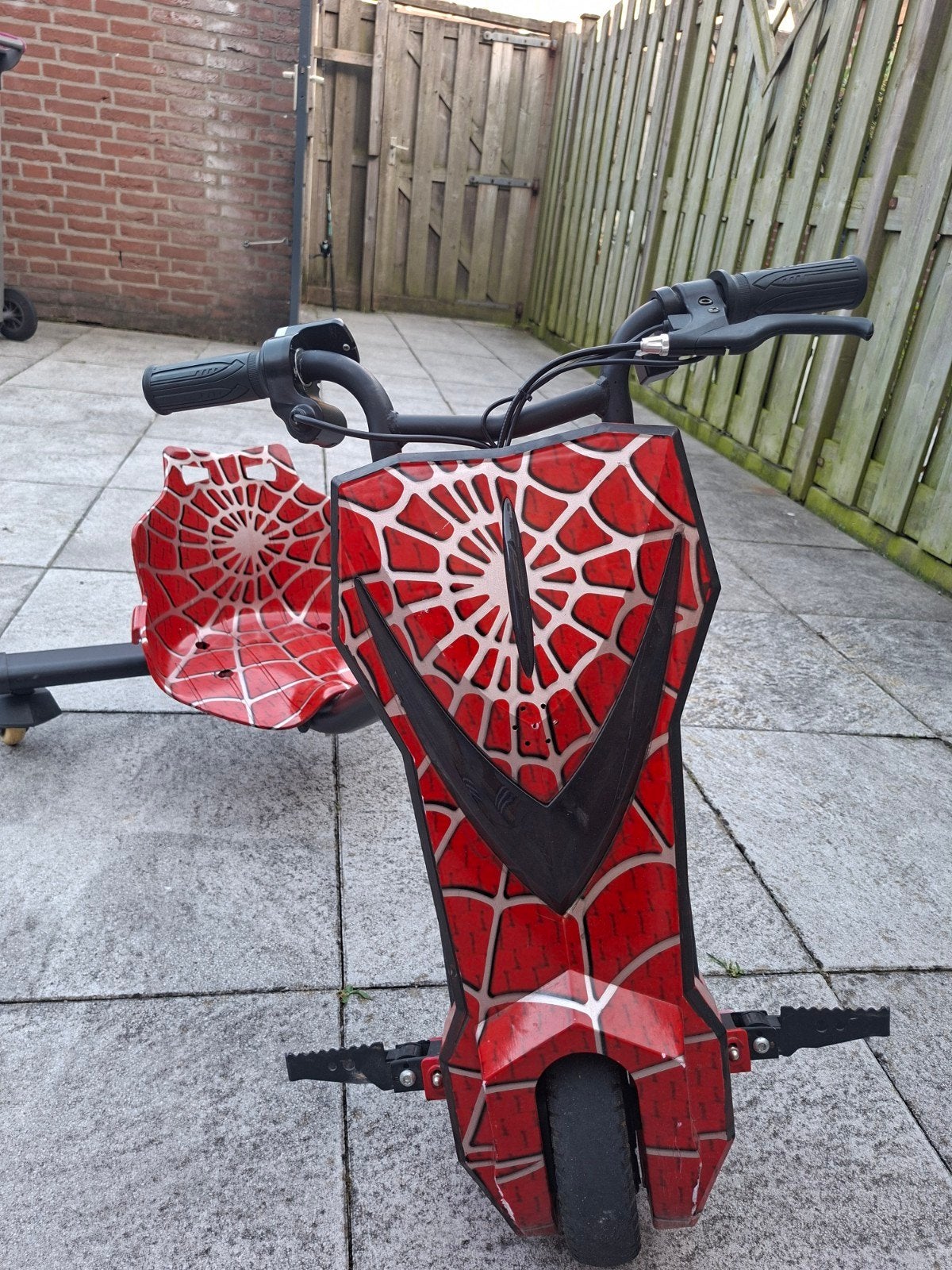Elektrische Drift Trike Kart 250W 36V Spider Rood, Ophalen, Gebruikt