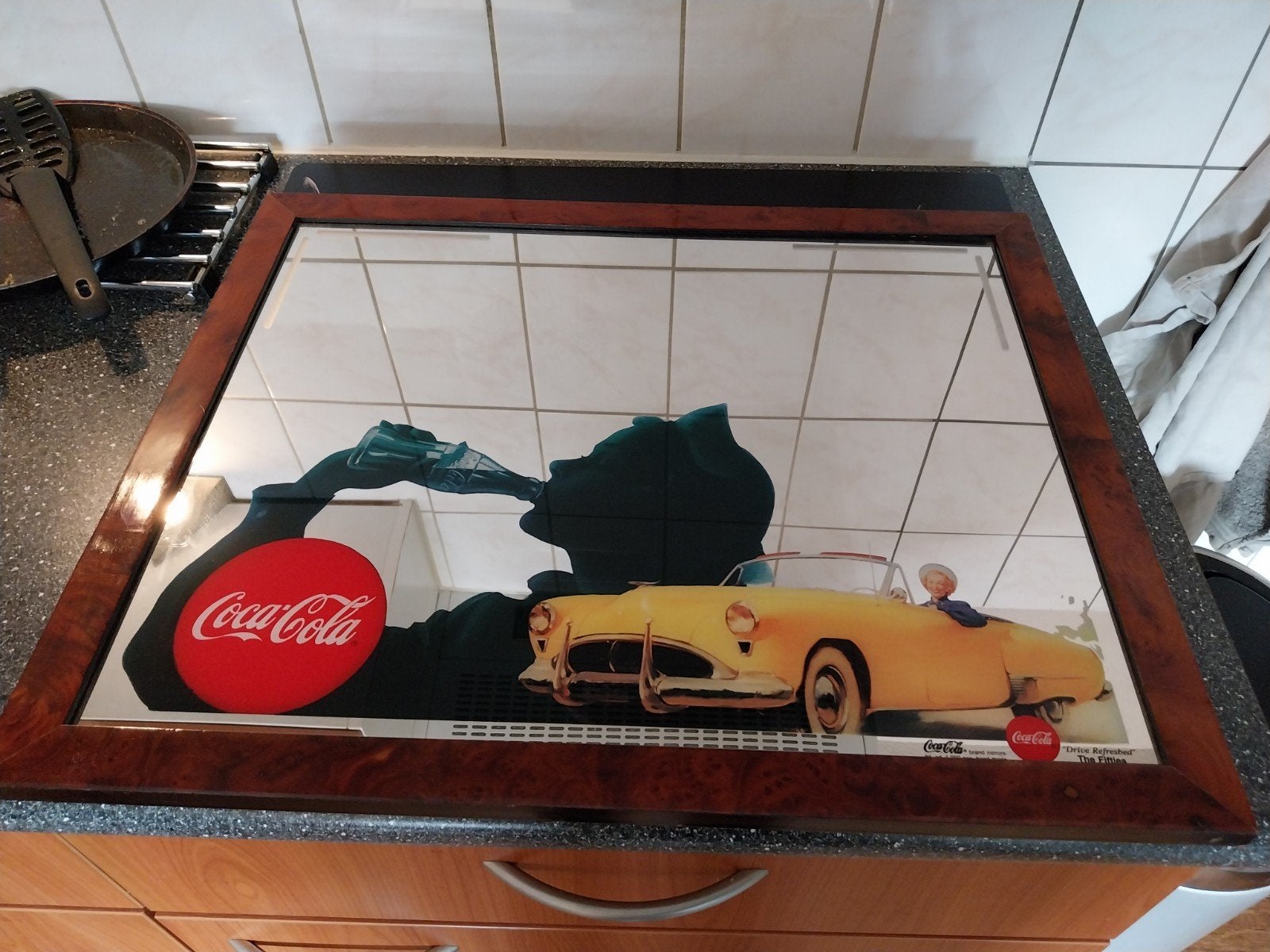 Coca-Cola spiegel met certificaat - Limited Edition, Ophalen of Verzenden