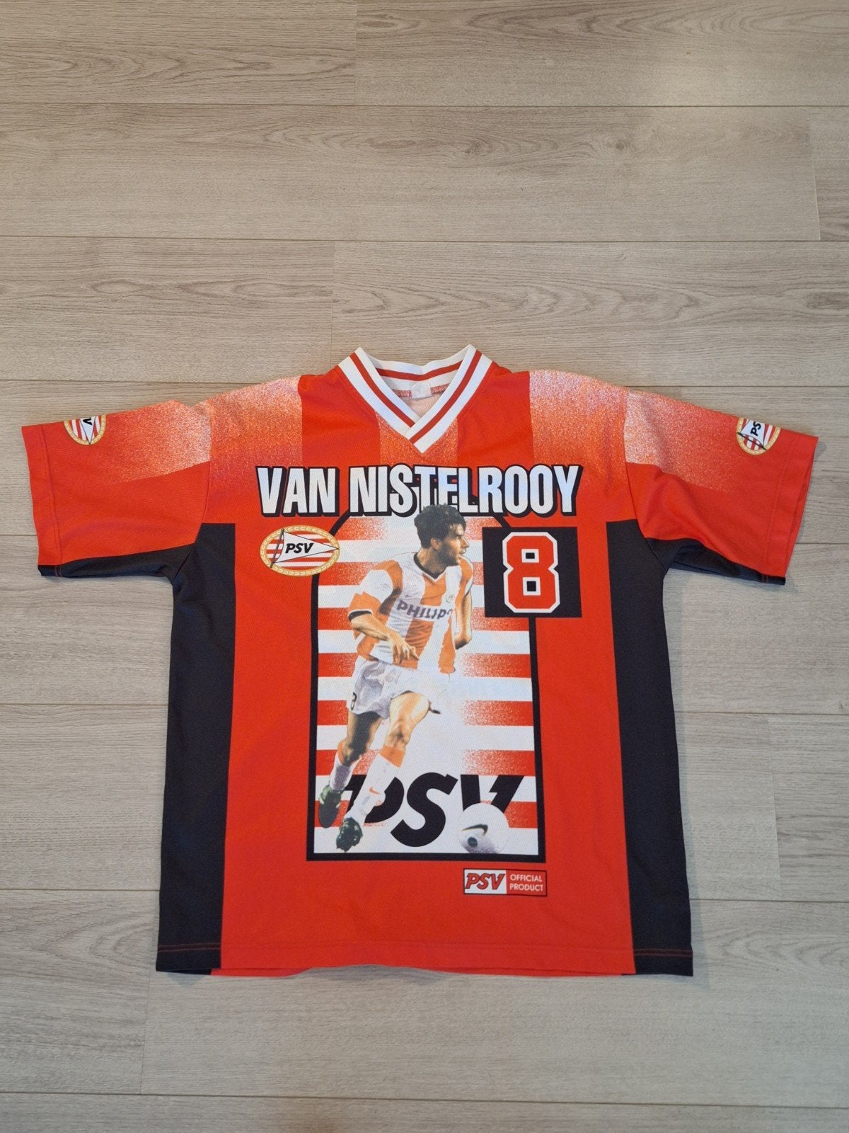PSV Van Nistelrooy shirt - Jan Heintze Vintage voetbalshirt, Maat M, Ophalen of Verzenden, Zo goed als nieuw, Shirt