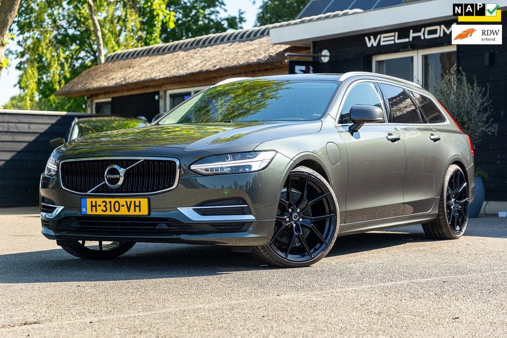 Volvo V90 2.0 T8 AWD Inscription I 91% I Btw I Luxe Leder I, Auto's, Volvo, Automaat, Automatische klimaatregeling, Euro 6, 4 cilinders