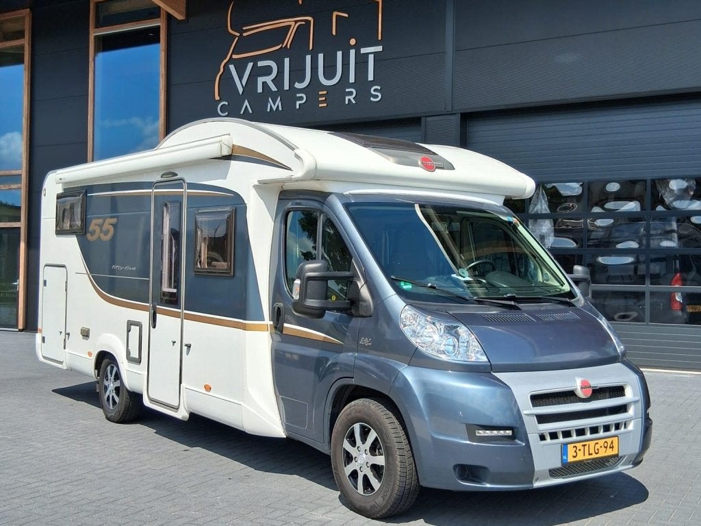 bürstener 55 in met losse bedden en hefbed dak airc, Ringverwarming, Fiat, 6 tot 7 meter, Bedrijf