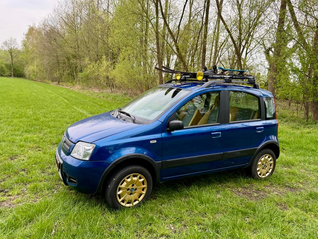 Fiat Panda 1.2 4X4 2005 Blauw, Auto's, Fiat, 15 km/l, 40 €/maand, 1242 cc, Origineel Nederlands