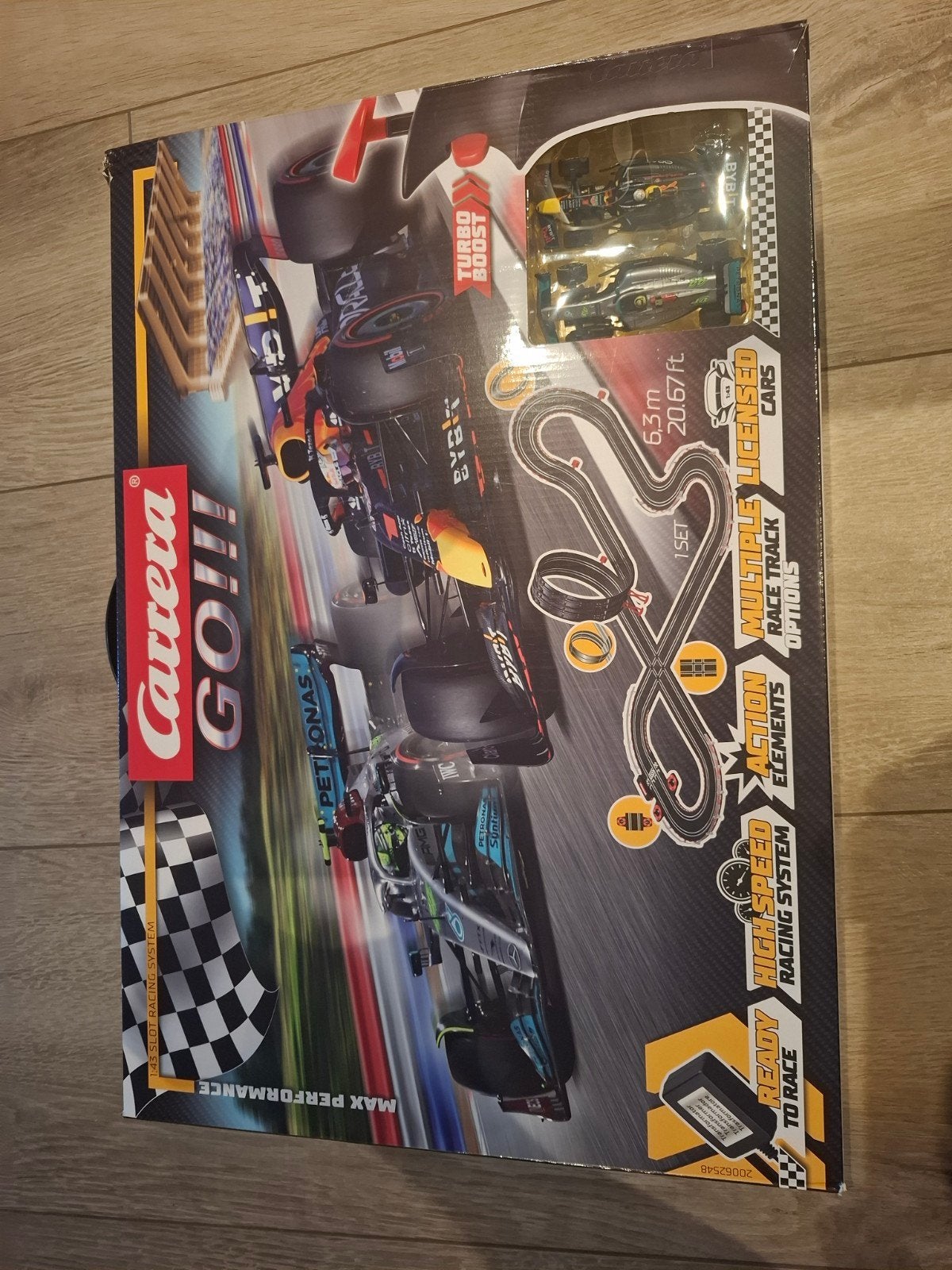 Carrera GO!!! Racebaan met Formule 1 auto's, Ophalen