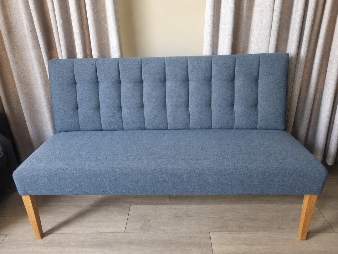 Woood antraciet keukentafel bankje, Ophalen, Hout, Modern, Scandinavisch, Zo goed als nieuw