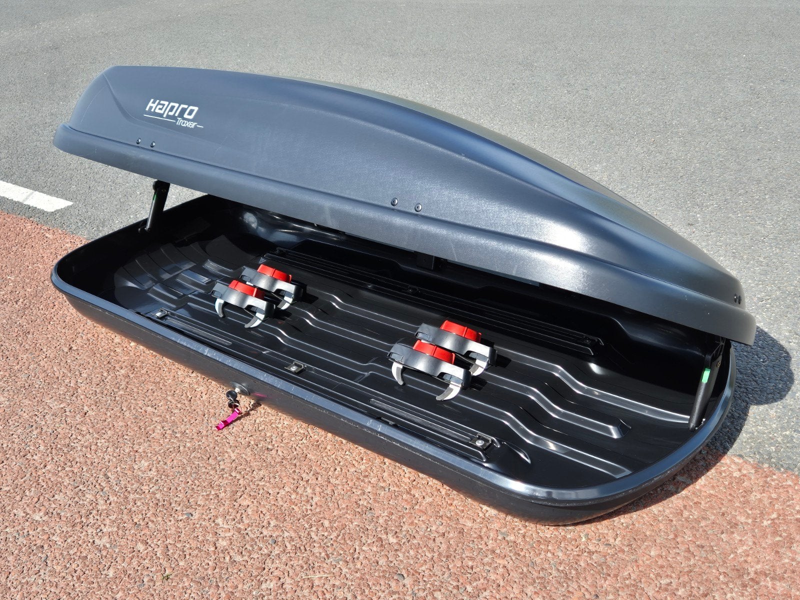 HAGELNIEUWE grote Hapro Traxer6.6 PF CARBON dakkoffer skibox, Ophalen of Verzenden, Nieuw