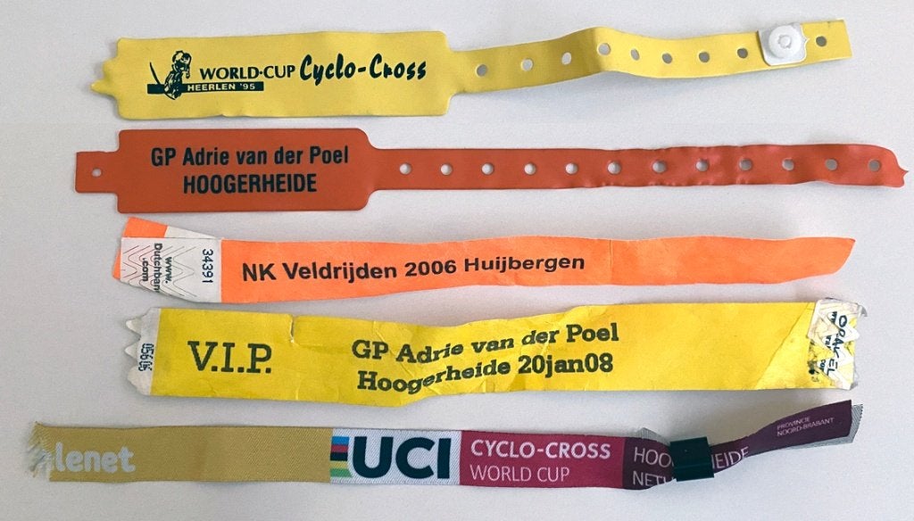 Wielrennen CYCLO-CROSS – 5 polsbandjes, Ophalen of Verzenden, Overige typen