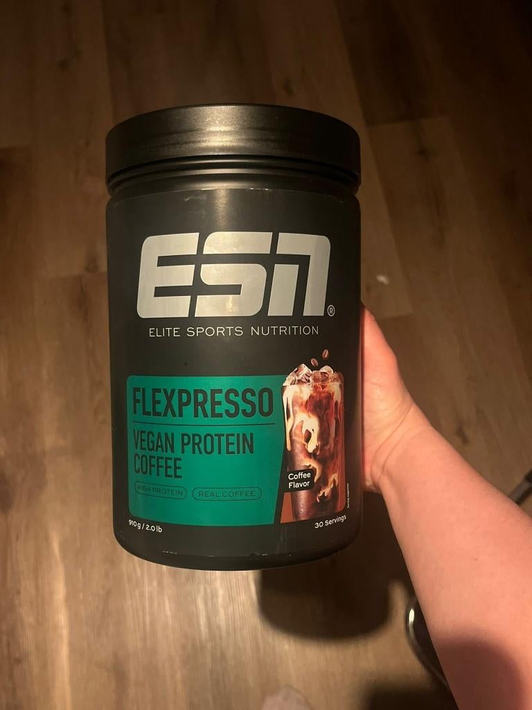 ESN Protein Poeder (Vegan coffee flexpresso), Ophalen, Zo goed als nieuw, Poeder of Drank