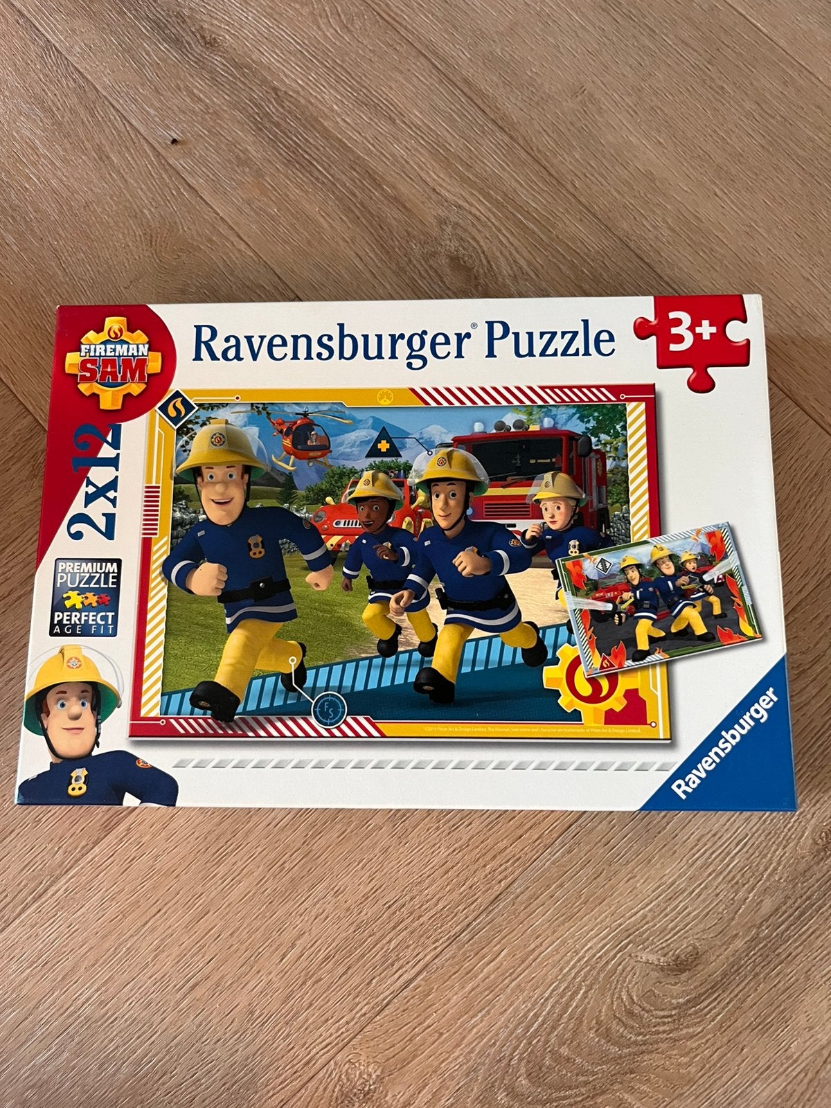 Puzzels brandweerman Sam, Ophalen, 10 tot 50 stukjes, Zo goed als nieuw, 4 tot 6 jaar