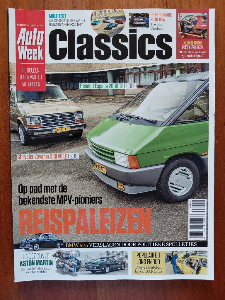 Autoweek Classics 10 2025 Chrysler Voyager, Renault Espace, Verzenden, Nieuw, Renault