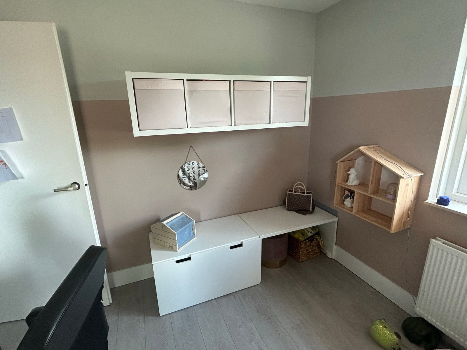 ikea kast met opbergbakken en opbergbank, Huis en Inrichting, Kasten | Overige, Ophalen, Gebruikt
