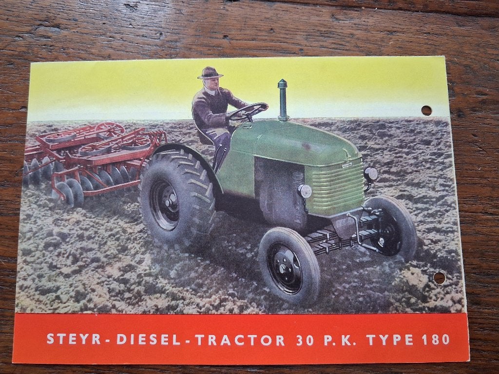 STYER type 180 Tractor folder nl talig Auto Palace, Ophalen of Verzenden, Zo goed als nieuw, Overige merken