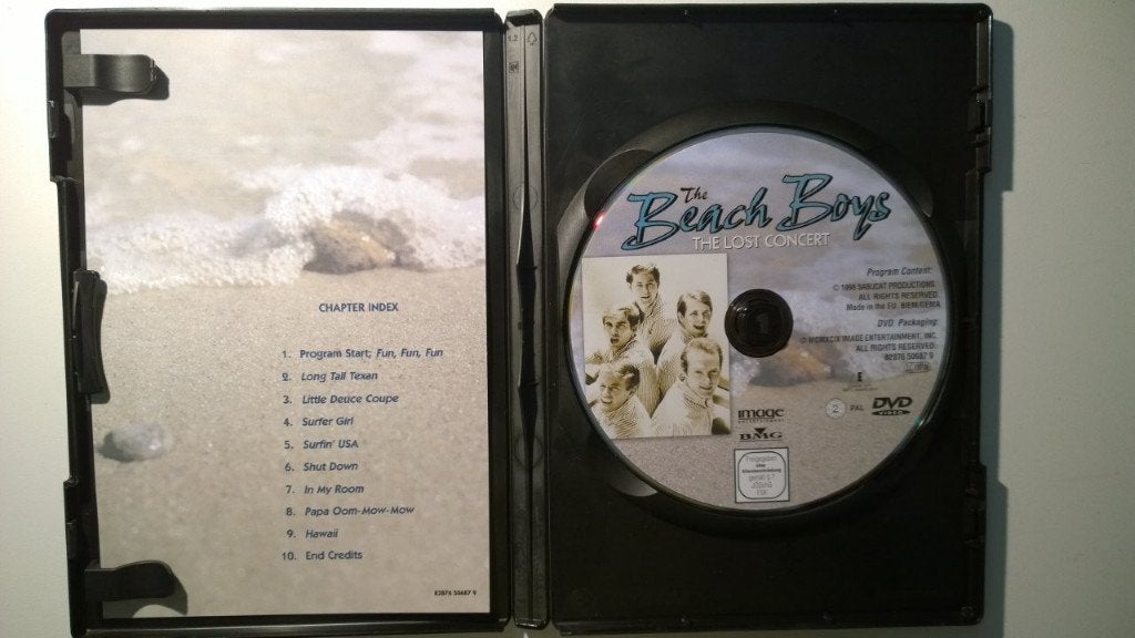 The Beach Boys - The Lost Concert (DVD), Alle leeftijden, Ophalen of Verzenden, Zo goed als nieuw, Muziek en Concerten