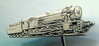 NS 5000 stoomlocomotief zilverkleurig speldje ( J_022), Verzenden, Nieuw, Transport, Speldje of Pin