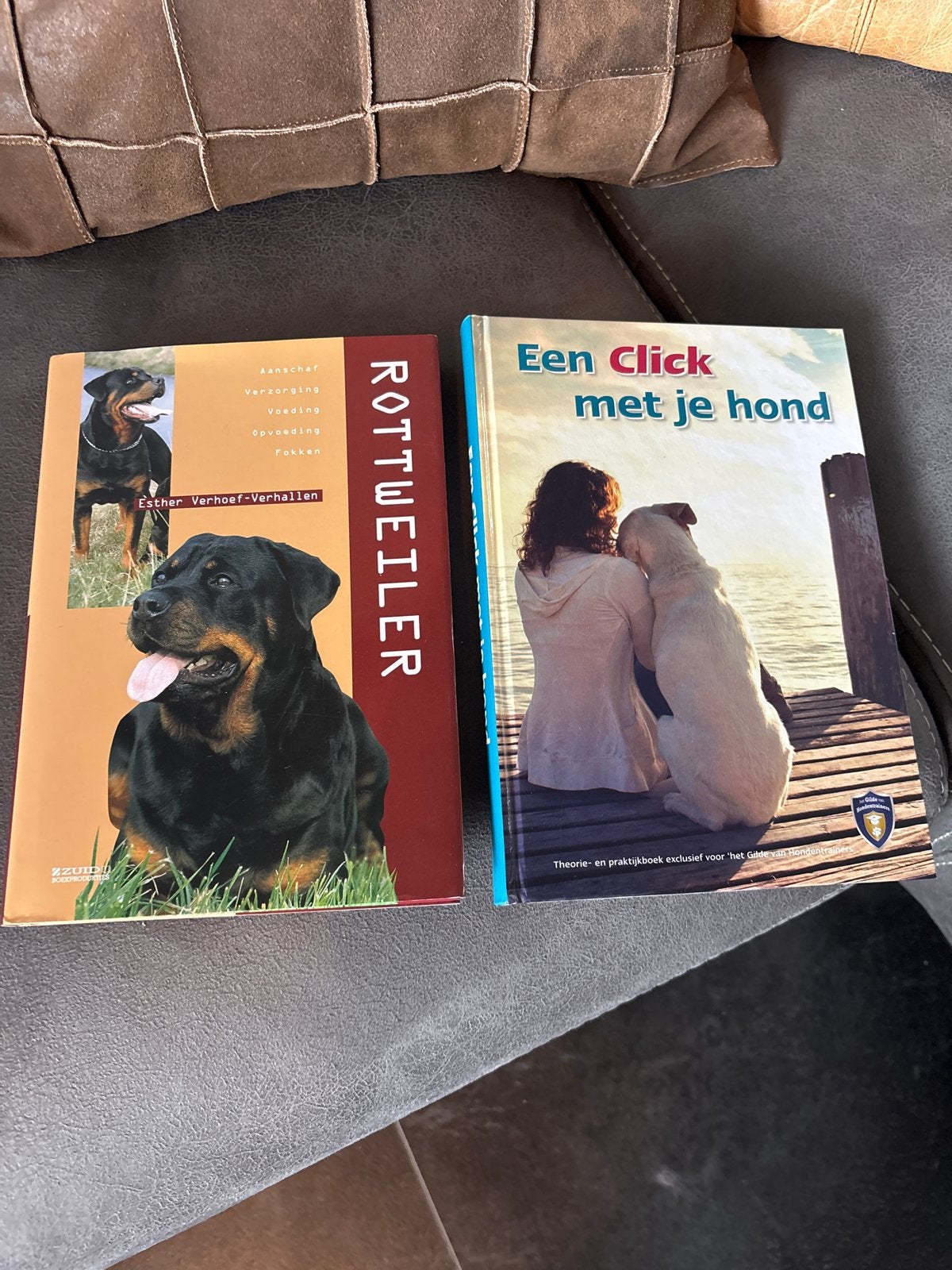Hondenboeken: Rottweiler & Een Click met je hond, Ophalen of Verzenden, Gelezen, Honden