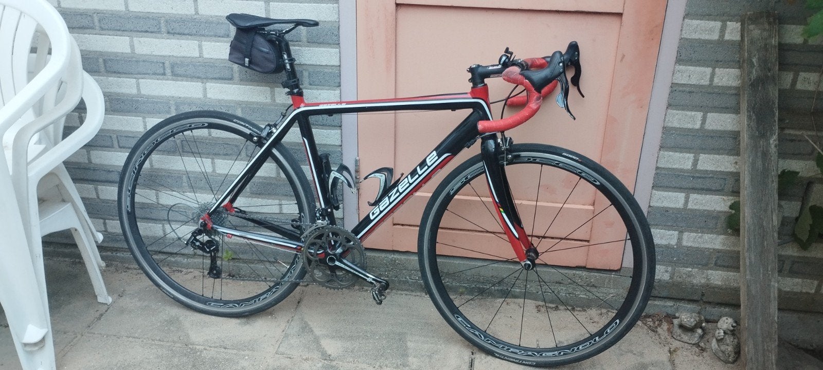 Gazelle racefiets - Campagnolo Athena 11-speed - Maat 53, Gebruikt, Ophalen of Verzenden, Meer dan 20 versnellingen, Gazelle