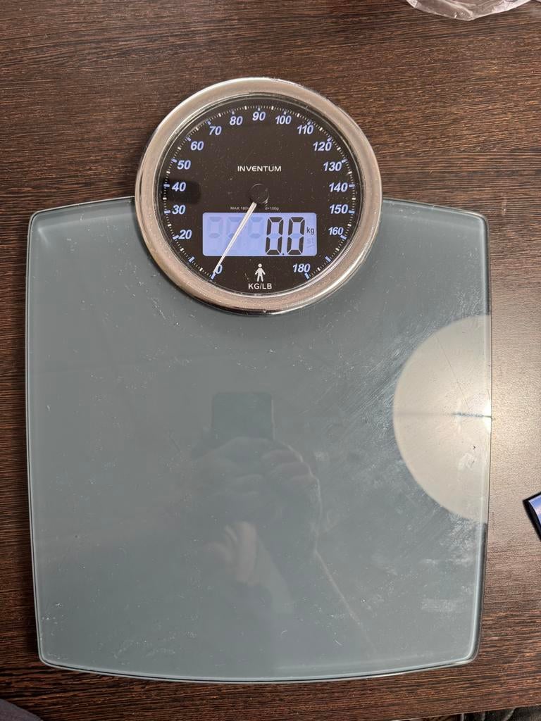 Inventum digitale weegschaal – strak design zeer nauwkeurig, Witgoed en Apparatuur, Weegschalen, 1 tot 500 gram, 100 kg of meer