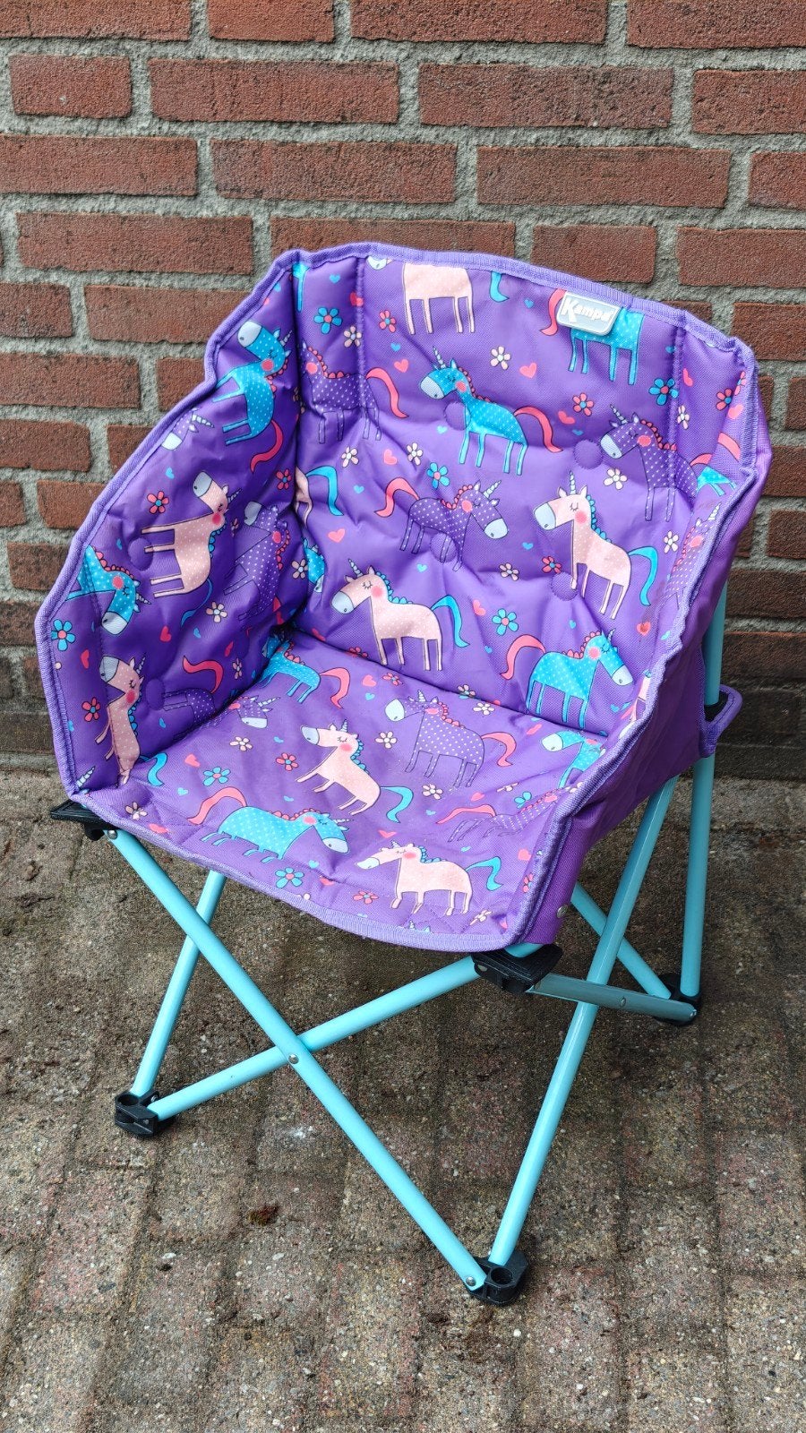 kampa kinderstoel eenhoorns, Ophalen, Zo goed als nieuw, Campingstoel