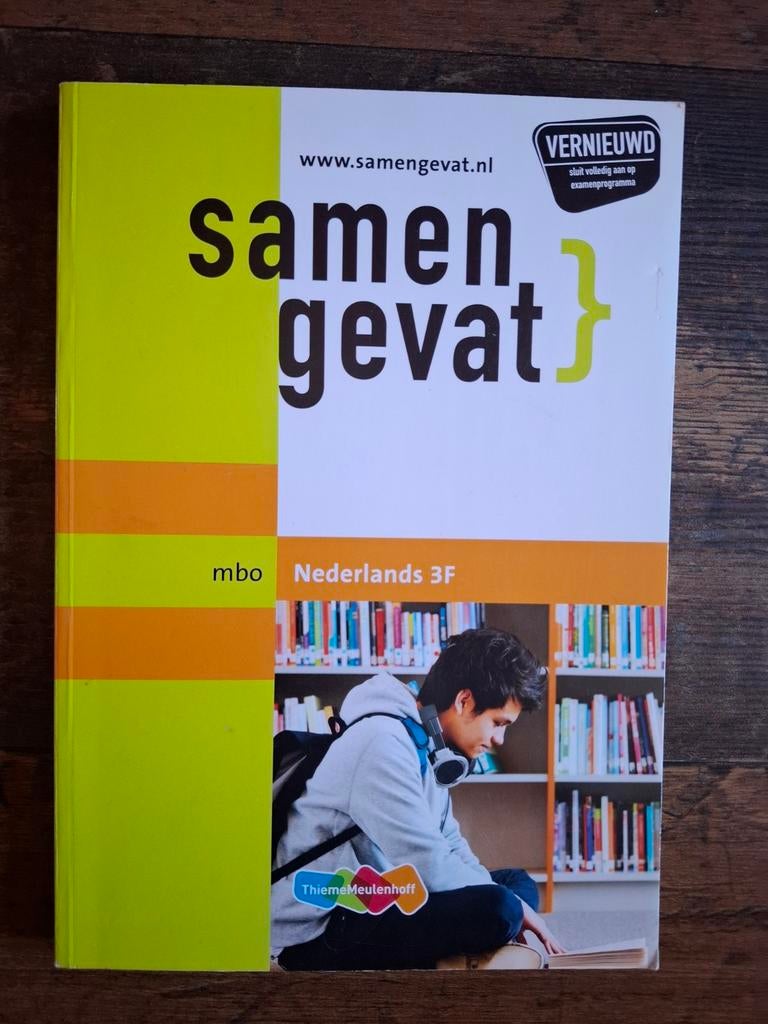 Samengevat Nederlands 3F MBO - Vernieuwd, Boeken, Schoolboeken, Gelezen, Nederlands, Overige niveaus, Ophalen of Verzenden