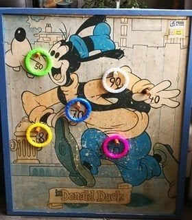 Goofy ringenspel oud vintage spel, Ophalen, Goofy of Pluto, Gebruikt, Overige typen