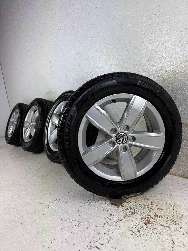 Originele Volkswagen Golf Touran velgen 16" 5x112 corvara, Niet ingevuld, Gebruikt, 16 inch, Banden en Velgen